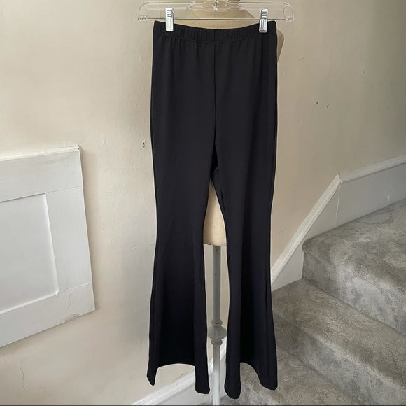 boyed. Black a Bit of Flare Stretch High Waisted Pants NWT Size Small - Picture 4 of 10